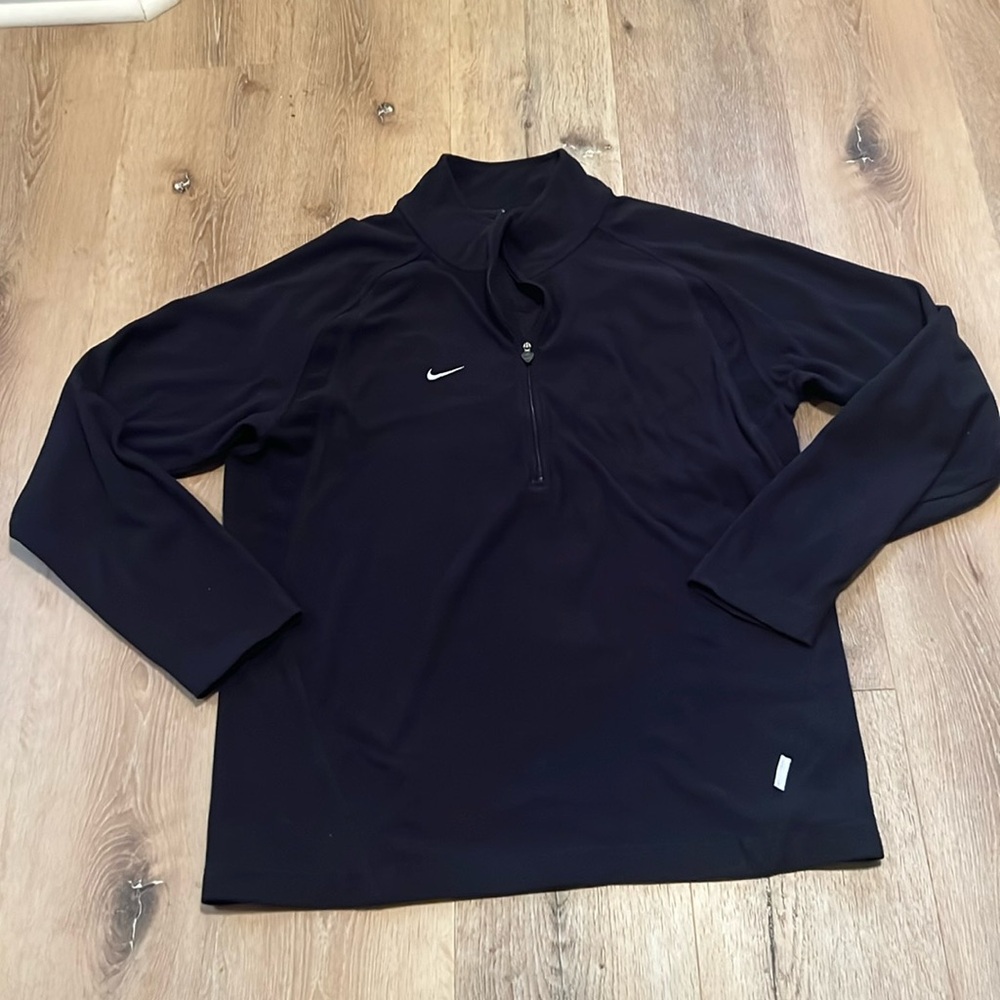 Men's Nike Therma-Fit Pullover Size Medium Black no pockets